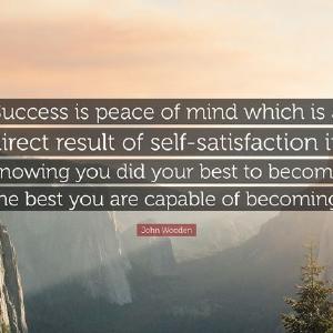 Success is peace of mind Online Online Cheap Online