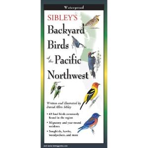 Sibley's Backyard Birds of the Pacific Northwest  - Folding Guide Clearance Buy