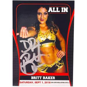 Britt Baker All In Trading Card-Autographed Store With Big Discount