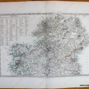 1840 - Ireland, North Sheet - Antique Map Cheap Best Seller