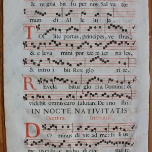 16th century - Antique Sheet Music - In Vigilia Nativitatis Domini - Antique Cheap Sale Get Authentic