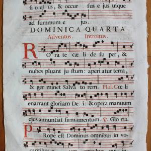 16th century - Antique Sheet Music - Sabbato Quatuor Temp. Adv. - Antique Nicekicks Cheap Online