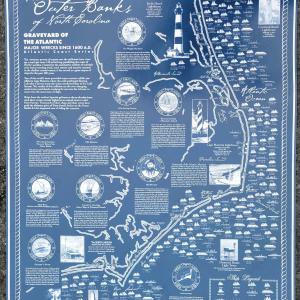 Shipwrecks of the Outer Banks, North Carolina - Modern Print Sale Amazing Pice