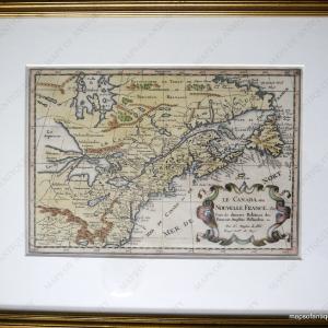 1662 - Canada or New France - Antique Map Pictures Cheap Online