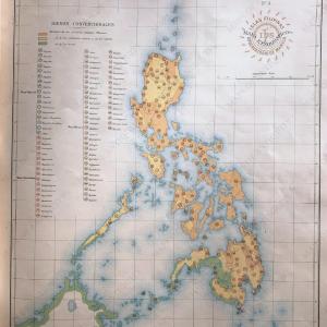 1899 - Ethnographic Map of the Philippines or Filipinas - Antique Map Cheap Pick A Best