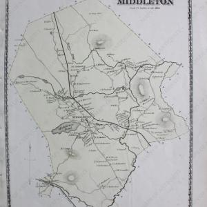 1872 - Middleton, Massachusetts - Antique Map Tumblr Cheap Online