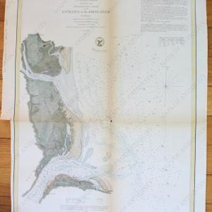 1853 - Preliminary Chart of the Entrance to St. John's River, Florida - Antique Map Cheap Sale Comfortable