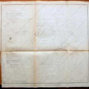 1853 - Preliminary Sketch Showing the positions of Davis's South Shoal and Other Dangers Recently Discovered by the Coast Survey - Antique Chart Buy Cheap Looking For