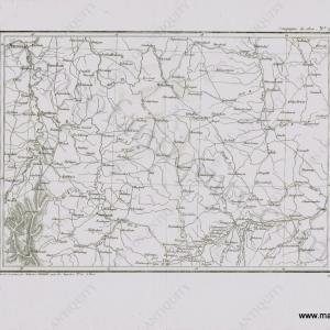 1800 - Untitled- Southern Germany - Antique Map Sale Amazing Pice