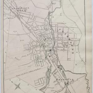 1876 - Hyde Park.  (MA) - Antique Map In China Cheap Online
