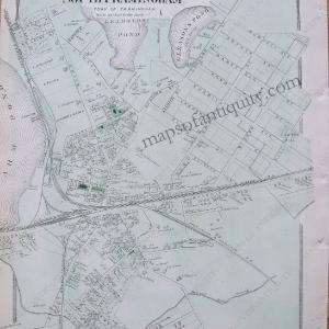 1875 - South Framingham (MA) - Antique Map Cheap Geniue Stockist