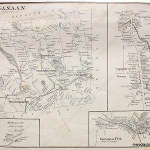 1892 - Canaan (NH) - Antique Map Discount Many Kinds Of