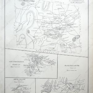 1892 - New Ipswich (NH) - Antique Map Best Deals