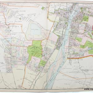 1891 - Section 34 - Portion of Albany County and West Troy and Portion of Rensselaer County and City of Troy - Antique Map Cheapest Pice Online