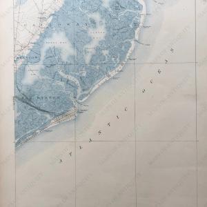 1907 - Atlantic City New Jersey Sheet, Antique Map Topo Map - NJ - Antique Map Sale View