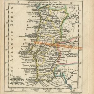 1761 - Portugal *****SOLD***** - Antique Map Perfect Sale Online
