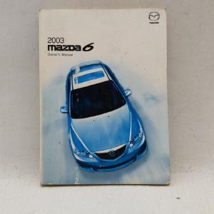 2003 Mazda 6 Owners Manual Book Guide OEM Used Auto Parts Pictures Cheap Pice