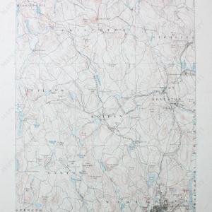 1890 - MA Worcester sheet, Antique Map topo map - Antique Map Inexpensive Cheap Online