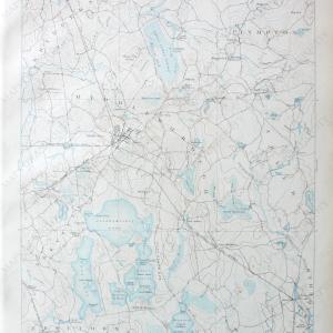 1890 - MA Middleboro sheet, Antique Map topo map - Antique Map Looking For Sale Online