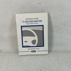2004 Ford F-250 Owners Manual Book Guide P/N:4C3J-19A321-NA OEM Used Auto Parts Discount Latest Collections