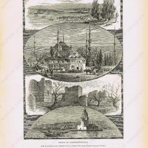 1879 - Views in Constantinople  - Antique Print Buy Cheap Best Sale