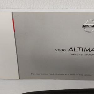 2006 Nissan Altima Owners Manual Book Guide OEM Used Auto Parts Free Shipping View