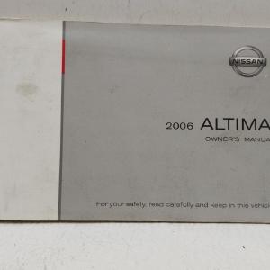 2006 Nissan Altima Owners Manual Book Guide OEM Used Auto Parts Outlet Low Pice Fee Shipping