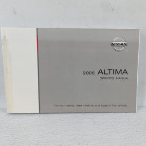 2006 Nissan Altima Owners Manual Book Guide OEM Used Auto Parts Cheap New Arrival