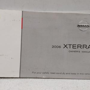 2006 Nissan Xterra Owners Manual Book Guide OEM Used Auto Parts Discount Order