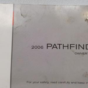 2006 Nissan Pathfinder Owners Manual Book Guide OEM Used Auto Parts Ost Release Dates