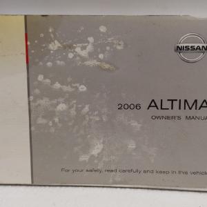 2006 Nissan Altima Owners Manual Book Guide OEM Used Auto Parts Cheap Low Shipping Fee