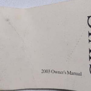 2003 Honda Civic Owners Manual Book Guide OEM Used Auto Parts Buy Cheap Wiki