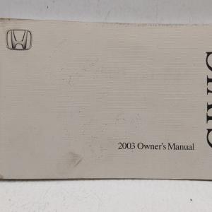 2003 Honda Civic Owners Manual Book Guide OEM Used Auto Parts Brand New Unisex Sale Online