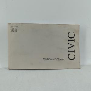 2003 Honda Civic Owners Manual Book Guide OEM Used Auto Parts Cheap Usa Stockist