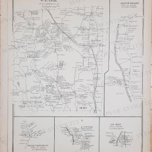 1892 - Weare (NH) - Antique Map Clearance Exclusive