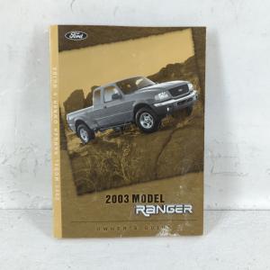 2003 Ford Ranger Owners Manual Book Guide P/N:3L5J-19A321-AA OEM Used Auto Parts 2025 Newest Online