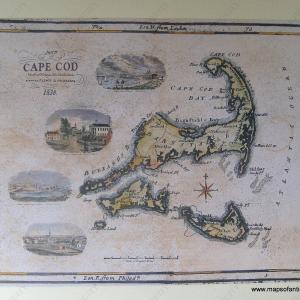 Map of Cape Cod, Martha's Vineyard & Nantucket Sale In China