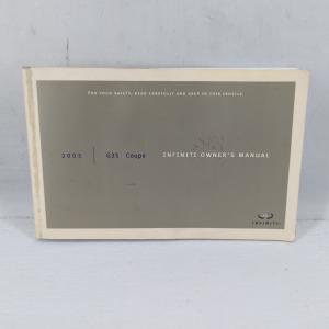2005 Infiniti G35 Owners Manual Book Guide P/N:OM5E-GV35U1 OEM Used Auto Parts Buy Cheap Cheap