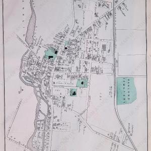 1876 - Medway. (MA) - Antique Map For Nice Cheap Price
