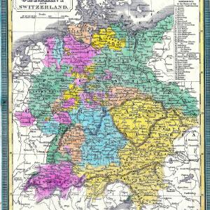 1832 - Germany and Switzerland. - Antique Map Good Selling Online