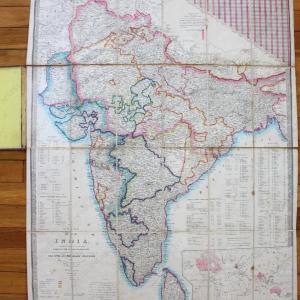 1857 - Wyld's Map of India, Constructed with great care and research from all the latest authorities and intended more particularly to facilitate a reference to the Civil and Military Stations. *****S Cheapest Pice Sale Online