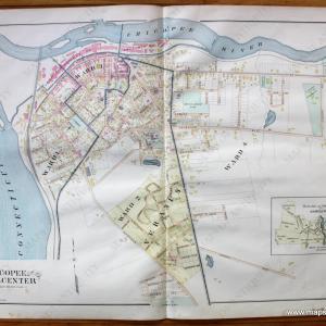 1894 - Chicopee Center (MA) - Antique Map Classic Cheap Pice