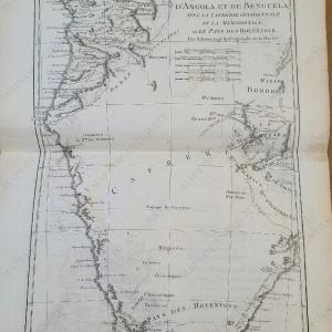 1788 - Africa - La Basse Guinee contenant les Royaumes de Loango, de Congo, d'Angola et de Benguela, avec la Cafrerie Occidentale et la Meridionale, ou le Pays des Hotentots - Antique Map Pre Order Online