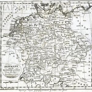 1799 - Germany and the Netherlands from the Latest Authorities - Antique Map Cheap Sale New
