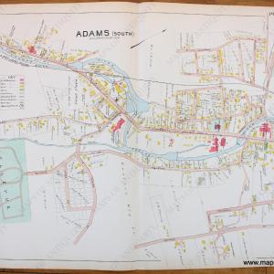 1904 - Adams (south) (MA) - Antique Map Free Shipping Wiki