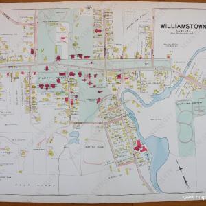 1904 - Williamstown (Center) (MA) - Antique Map Cheap Sale Big Sale