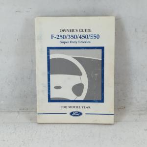 2002 Ford F-250 Super Duty Owners Manual Book Guide P/N:2C3J-19A321-CB OEM Used Auto Parts Cheap Discounts