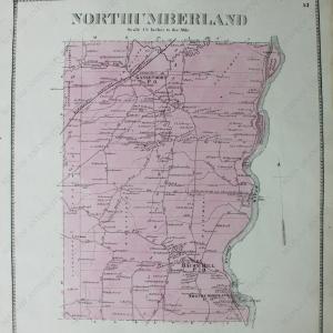 1866 - Northumberland (NY) - Antique Map Looking For Cheap Pice