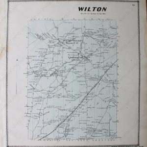 1866 - Wilton (NY) - Antique Map Sale Outlet Locations