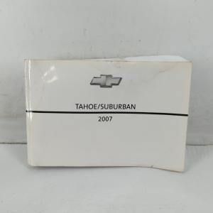 2007 Chevrolet Tahoe Owners Manual Book Guide P/N:15854794 B OEM Used Auto Parts Outlet Recommend